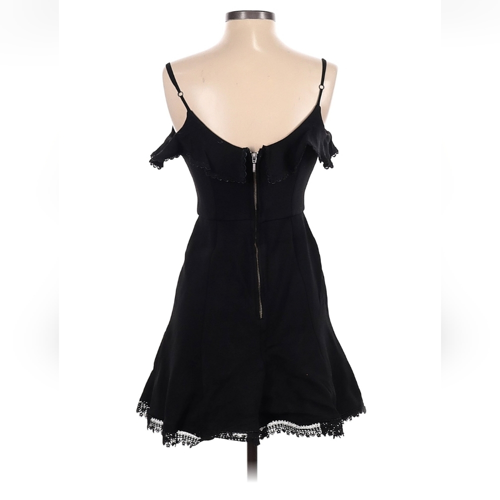 Nicholas Black V Neck Mini Dress Size 4 - Picture 2 of 2